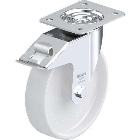Blickle Lenkrolle Mit Feststeller - 50mm Rad Durchmesser, 40kg Tragkraft