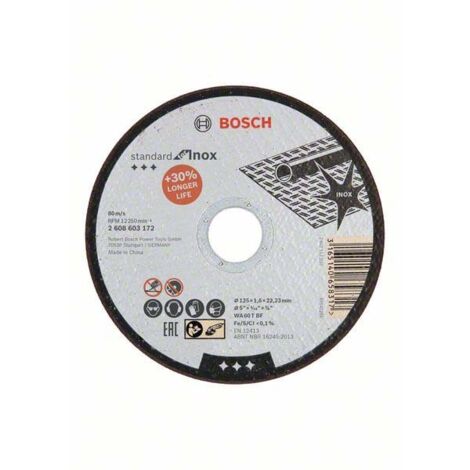 Bosch PRO Stainless Steel and Metal Trennscheibe 125 x 1,6 x 22,23 mm - 2608603172