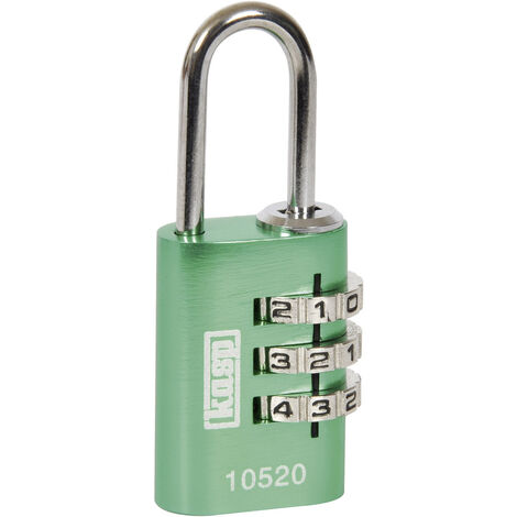 Kasp K10520GRED Vorhängeschloss 20 mm Grün Zahlenschloss