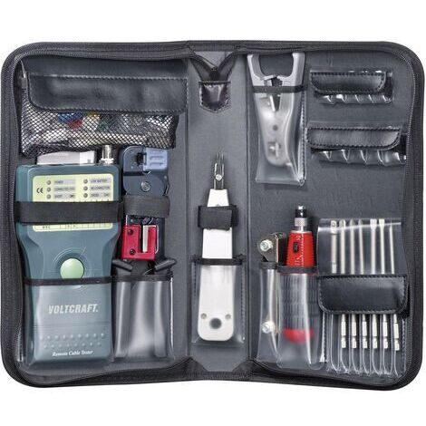 Kabeltester CT-5 VOLTCRAFT CT-5 Geeignet für RJ-45, BNC, RJ-11, IEE 1394, USB (1/5)