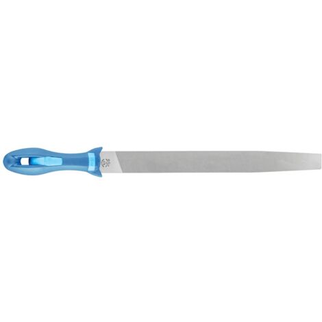 PFERD TOOLS Werkstattfeile mit Heft Flachspitz 300mm Hieb 3 für Feinbearbeitung, Schlichten
