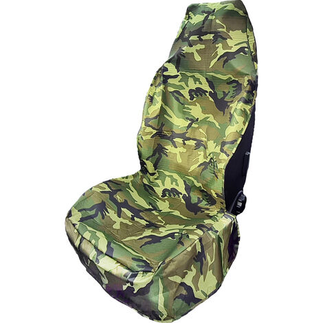 HP Autozubehör 19333 Sitzschoner Camouflage Werkstattschoner Polyester Camouflage Grün Beifahrersit