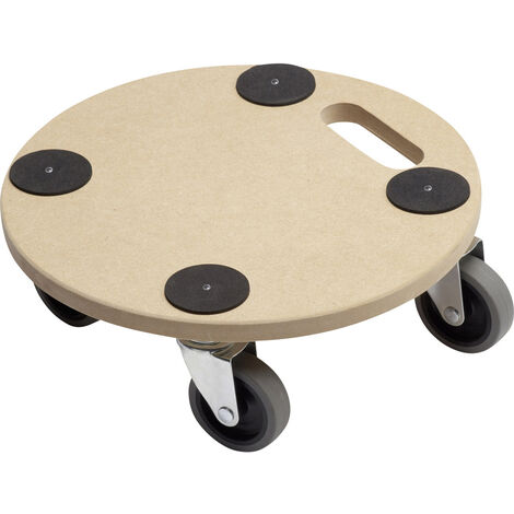 Meister Werkzeuge 0821360  Transportroller Holz  Traglast (max.): 150 kg 350 mm x 350 mm x 100 mm  A (1/5)
