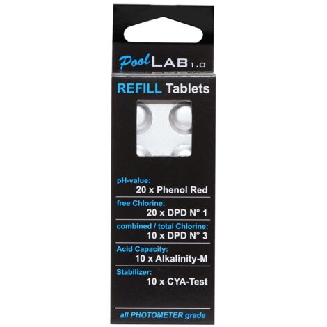 Water ID Nachfüllpack Reagenztabletten PoolLab Tabletten