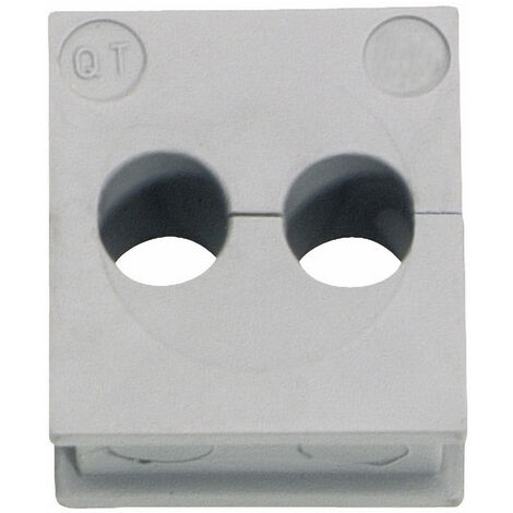 Icotek QT 2/6 Kabeldurchführung   Klemm-Ø (max.) 6 mm  Elastomer Grau 1 St.