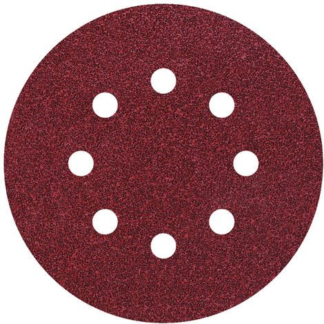 Wolfcraft 2251100 Exzenterschleifpapier mit Klett, gelocht Körnung (num) 120 (Ø) 125 mm 25 St.