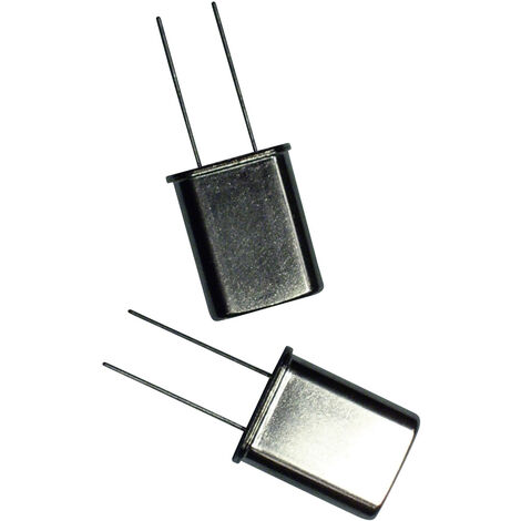 EuroQuartz Schwingquarz QUARZ HC49 HC49 16.384 MHz 18 pF (Ø x H) 0.43 mm x 13.6 mm 1 St. (1/2)