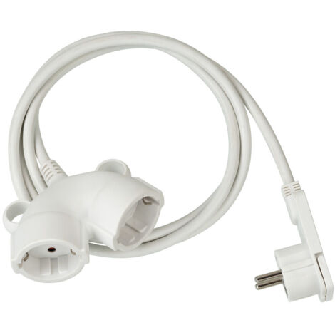 Brennenstuhl 1161820225 Strom Verlängerungskabel   Weiß 5.00 m H03VV-F 3G 1,5 mm²