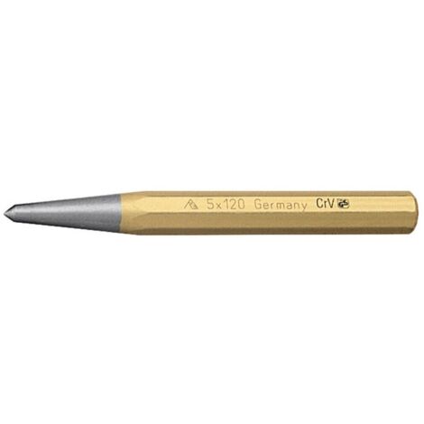 Rennsteig Körner Ankörner DIN7250 Schaft ø 12mm Länge 120mm Chrom-Vanadium Stahl