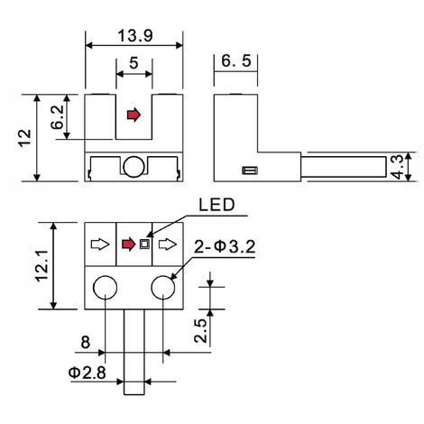 Produktbild von Optische Sensoren - Gabel-Lichtschranken: OG300576 – Ipf Electronic