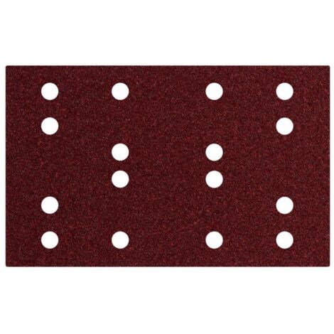 Haftschleifblätter 80 x 133 mm, P 120, 16 Löcher, mit Kletthaftung (SRA) Metabo 635194000