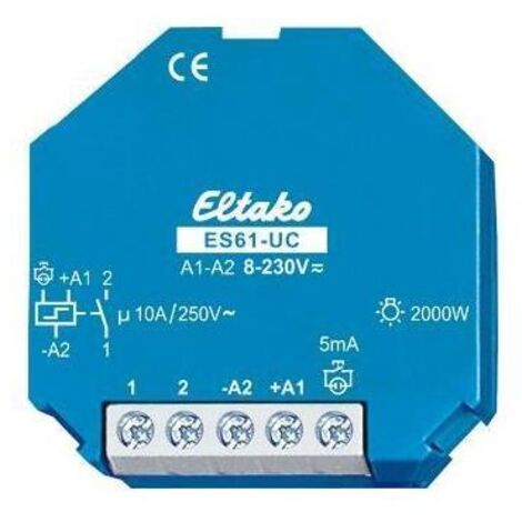Stromstoß-Schalter Unterputz Eltako ES61-UC 1 Schließer 230 V 4 A 2000 W  1 St. (1/5)
