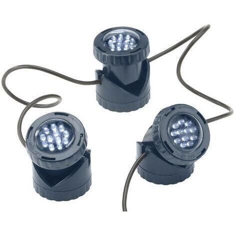 FIAP 3210 Teichbeleuchtung 3er Set  LED  Dunkelblau