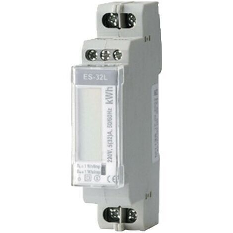 ENTES ES-32L 101512 Wechselstromzähler  digital 32 A MID-konform: Nein  1 St. (1/5)