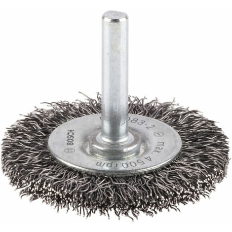 Bosch Accessories Scheibenbürste, gewellt, 50 mm, 0,3 mm, 8 mm, 4500 U/min  Schaft-Ø 6 mm 2608622112