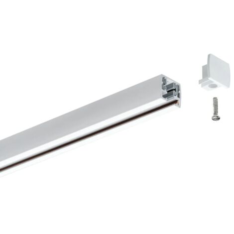 Paulmann  95496 Hochvolt-Schienensystem-Komponente  Endkappe 2er Set Chrom (matt)