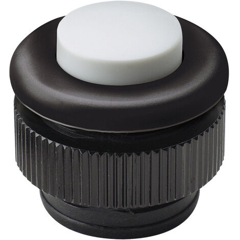 Grothe 61031 Klingeltaster 1fach Schwarz, Weiß 12 V/1,5 A
