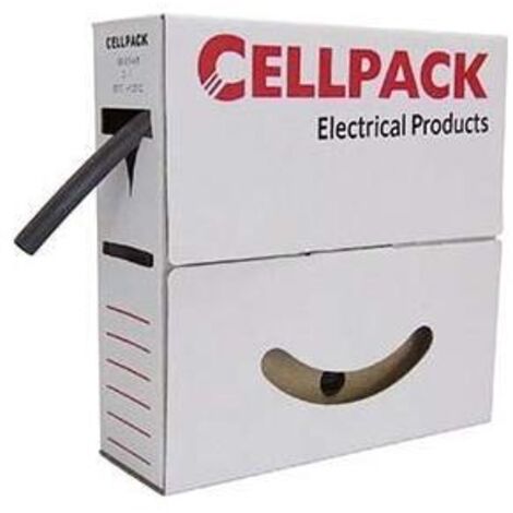 CellPack 127051 Schrumpfschlauch ohne Kleber Transparent 4.80 mm 2.40 mm Schrumpfrate:2:1 10 m (1/2)