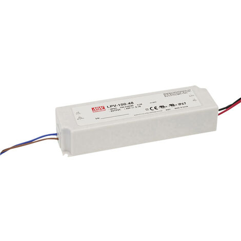 Mean Well LPV-100-24 LED-Trafo  Konstantspannung 100 W 0 - 4.2 A 24 V/DC nicht dimmbar, Überlastschu