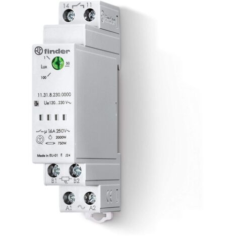 Finder Dämmerungsschalter 1 St. 11.31.8.230.0000 Betriebsspannung:230 V/AC Empfindlichkeit Licht: 1