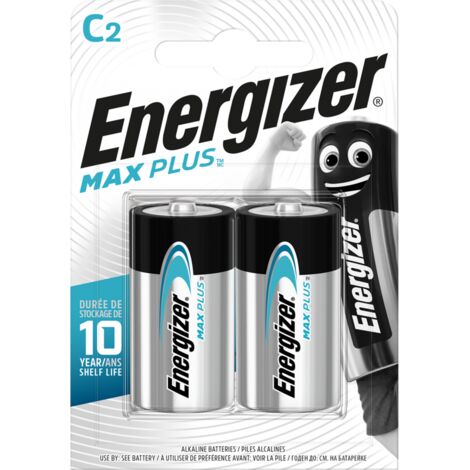 Energizer Max Plus Alkaline Baby C 1,5 V, 2er Pack Batterien