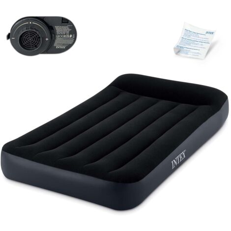 Intex 64146ND TWIN PILLOW REST CLASSIC AIRBED Luftbett (L x B x H) 191 x 99 x 25 cm Schwarz