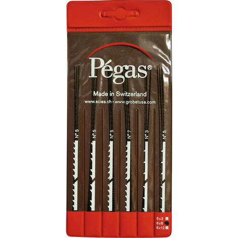 Pegas PS906x6DI 1 Set Laubsägeblätter-Set 6tlg.