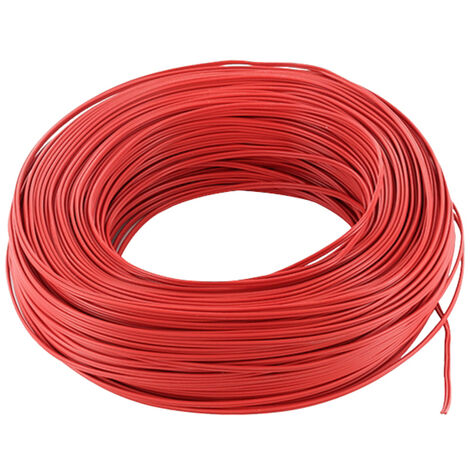 BELI-BECO Câble L2218/5 - Fil de cuivre - 2 x 0,14 mm² (1 x 18 x 0,10 mm) - Câble jumelé - Anneau de 5 m (rouge/noir BELI-BECO Câble L2218/5 - Fil de cuivre - 2 x 0,14 mm² (1 x 18 x 0,10 mm) - Câble jumelé - Anneau de 5 m (rouge/noir
