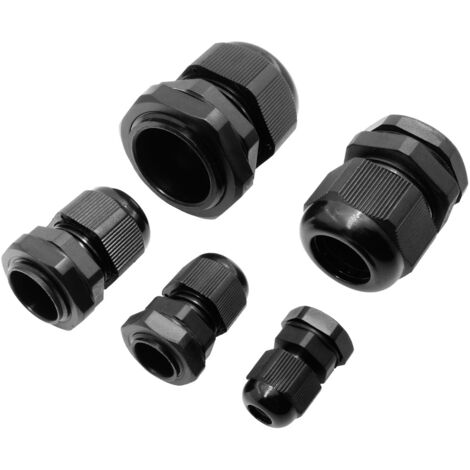 Quadrios 2102CA117 Kabelförskruvning sortiment PG7 PA66 Svart 1 set Quadrios 2102CA117 Kabelförskruvning sortiment PG7 PA66 Svart 1 set