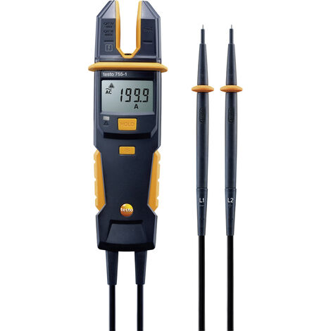 testo 755-1 Hand-Multimeter, Stromzange  digital  CAT IV 600 V, CAT III 1000 V Anzeige (Counts): 400