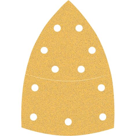 Bosch Accessories 2608901648 Schleifpapier für Multischleifer Körnung (num) 80 (L x B) 93 mm x 10