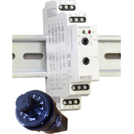 Rose LM CRM-91HE/UNI CRM-91HE/UNI Zeitrelais Multifunktional 1 St. Zeitbereich: 0.1 s - 10 Tage 1 W
