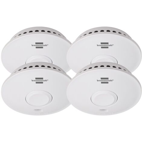 Brennenstuhl Funk-Rauchwarnmelder Set, 4x RM L 3101