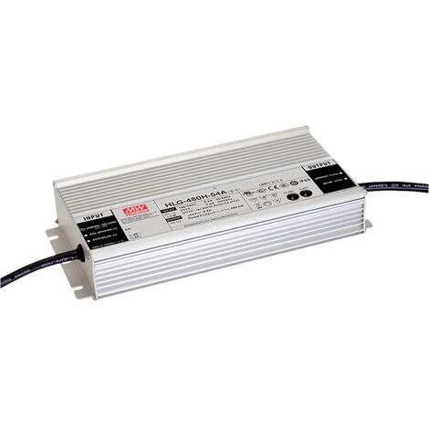 Mean Well HLG-480H-24A LED-Treiber  Konstantspannung, Konstantstrom 480 W 20 A 24 V/DC Outdoor, PFC-