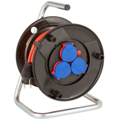 Brennenstuhl Outdoor-Kabeltrommel Garant 240 mit 20m Kabel in rot IP 44