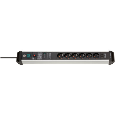 Brennenstuhl Steckdosenleiste Premium-Protect-Line 6fach PD 30W - 1391010620