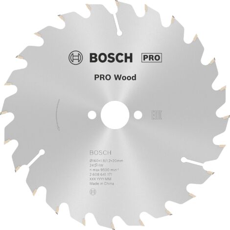 Bosch Accessories Optiline Wood 2608641171 Hartmetall Kreissägeblatt 160 x 20 x 1.8 mm Zähneanzahl: