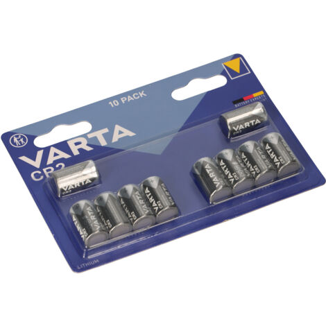 Varta LITHIUM Cylindr. CR2 Blli10 10 St. Fotobatterie CR 2 Lithium 880 mAh 3 V