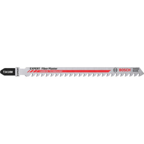 Expert Hartmetall-Stichsägeblatt T 341 HM BOSCH 132 mm Spezial Gips - 2608900564