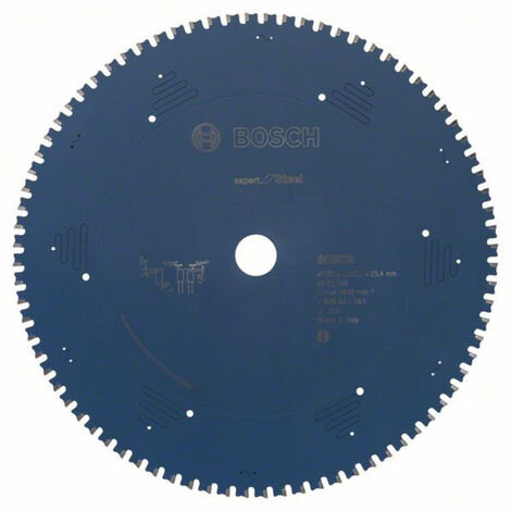 Bosch Accessories Expert for Steel 2608643061 Kreissägeblatt 305 x 25.4 x 2.2 mm Zähneanzahl: 80 1 S