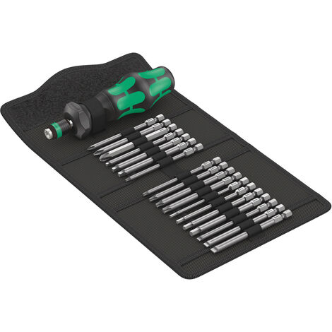 Wera Bitsortiment KK Turbo Imperial 1 19tlg. Schlitz / PH / TORX / 6-kant./ 4-kant - 5057483001