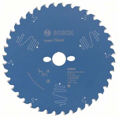 Bosch Accessories Expert for Wood 2608644080 Kreissägeblatt 250 x 30 x 1.8 mm Zähneanzahl: 40 1 St.