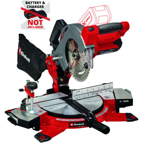 Einhell Power X-Change TE-MS 18/210 Li-Solo Akku-Kappsäge ohne Akku 210 mm 30 mm