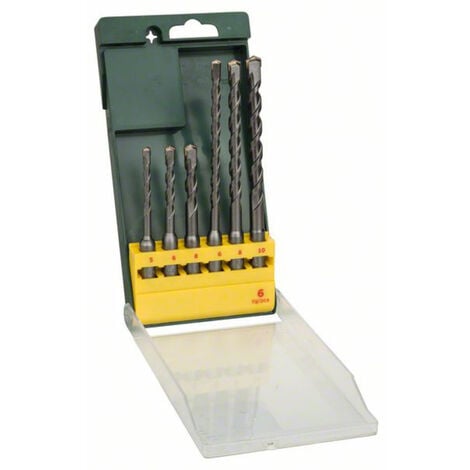 Bosch Accessories Promoline 2607019447 Hartmetall Hammerbohrer-Set 6teilig 5 mm, 6 mm, 6 mm, 8 mm, 8