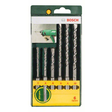 Bosch Accessories Promoline 2607019447 Hartmetall Hammerbohrer-Set 6teilig 5 mm, 6 mm, 6 mm, 8 mm, 8