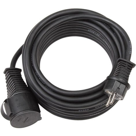 Brennenstuhl 1167820 Strom Verlängerungskabel   Schwarz 25.00 m H07RN-F 3G 1,5 mm²