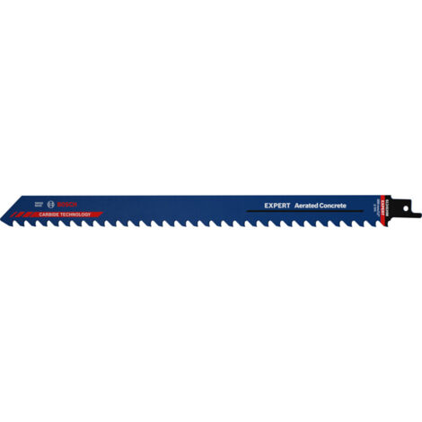 Expert 300 mm BOSCH Hartmetall-Säbelsägeblatt für Zellbeton S1241HM - 3 Stück - 2608900411
