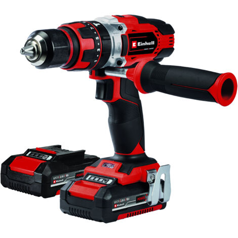 Einhell Power X-Change TE-CD 18/48 Li-i (2x2,0Ah) 2-Gang-Akku-Schlagbohrschrauber inkl. Ladegerät,