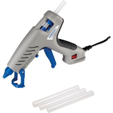 Dremel Heißklebepistole 940, 3 transparente Klebestifte (hohe Temp.) (1/5)