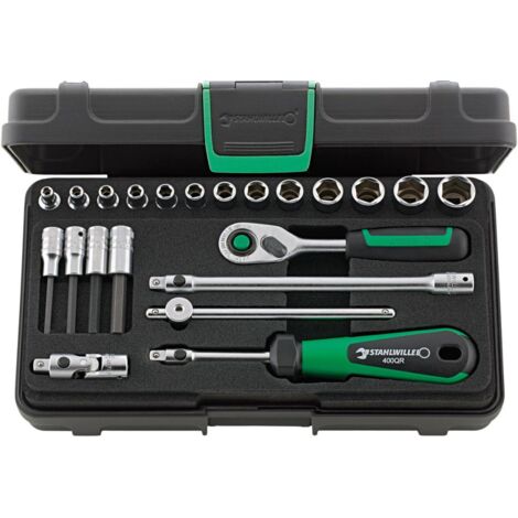 Stahlwille 40/44/17/5QR KN Steckschlüsselsatz 1/4" (6.3 mm) 22teilig 96011181 (1/5)
